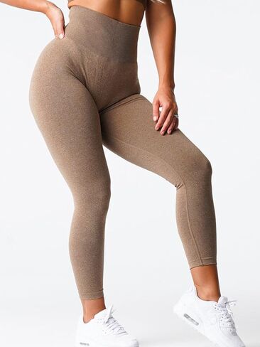 Workout Leggings for Women Tummy Control High Waist Seamless Tights Gym Running Yoga Fitness Sports Active Pants in Saudi Arabia