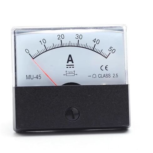MU-45 DC Voltmeter Pointer Voltage Size 58 * 52mm Measuring Positive and neg(15V) in Saudi Arabia