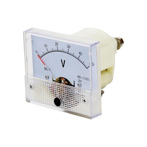 2Pcs 85C1 DC Voltage Meter Pointer Voltmeter Panel Volt Meter 5V 10V 50V 75V 100V 300V 750V(DC300V) in Saudi Arabia