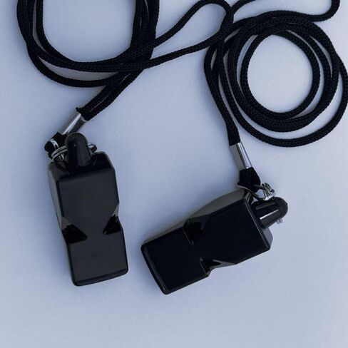Thickened ABS Whistle with Loud Crisp Sound, Two Pack, Ideal for Coaches and Referees, High Decibel and Safe Design in Saudi Arabia