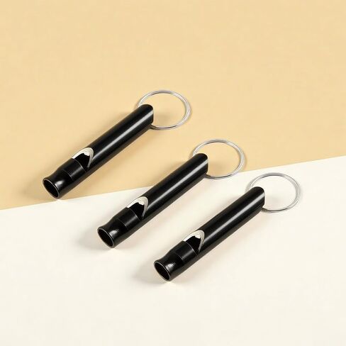 3Pcs Whistles Keychain,Aluminum Emergency Survival Whistle,for Camping,Outdoors,Sports in Saudi Arabia