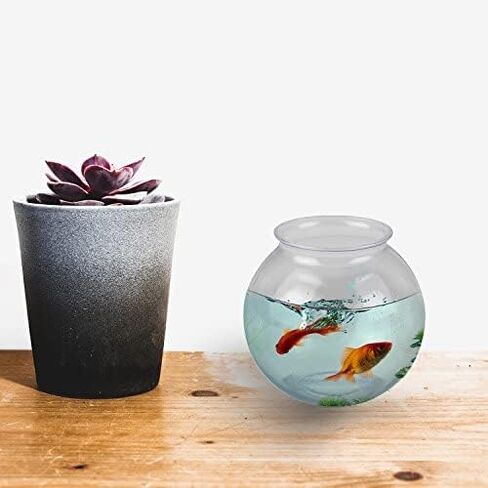 JoyServe 16 Oz Plastic Fish Bowl (12 Pack) 4 Inch Heavy Duty Plastic Ivy Bowls, for Candy, Carnival Games, Prizes, Centerpieces and Party Decoration Supplies, BPA-Free in Saudi Arabia