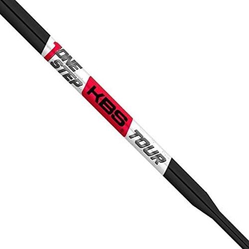 KBS Tour One Step Black Gloss Finish Straight Putter Shaft - .370 Tip in Kuwait