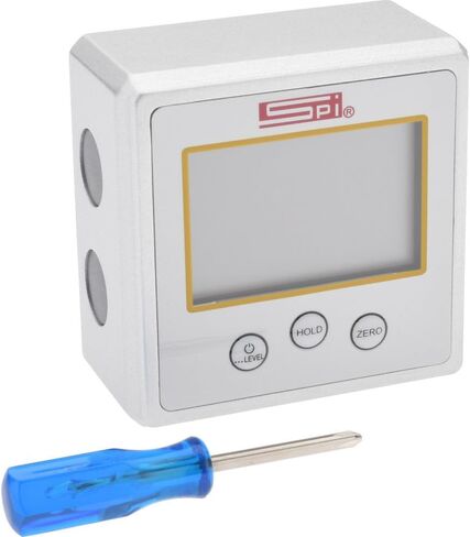 SPI 11-983-4 Digital Mini Protractor with Magnetic Base, 0° to 90° Measuring Range in Saudi Arabia