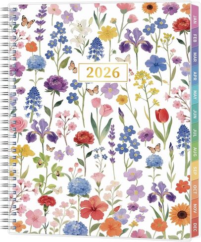 2026 Appointment Book, 30 Minutes-Hourly, Weekly ＆ Monthly Calendar Planner 2026, Jan 2026 - Dec 2026, 8.5'' x 11'', 2026 Daily Planner with Tabs ＆Pocket, Flexible Cover, Great for Office, Home, School in Saudi Arabia