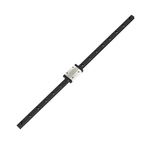 1 Black Linear Guide Rail 600mm to 1000mm, with 1 MGN9H Slider with Rust-Proof Black Treatment(1000mm) in Saudi Arabia
