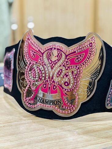 NEW Divas Women World Wrestling Championship Replica Belt - Wrestling Championship Belt Adult Size Black in Saudi Arabia