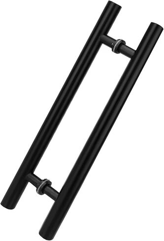Modern Matte Black Stainless Steel Long Door Pull Handle 120cm (47 1/4") Exterior Commercial/Barn Door Hardware in Saudi Arabia