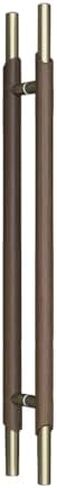 Modern Solid Wood Door Pull Handle for Glass Doors Long Push Pull Handle for Front Doors Commercial Bar Pull Handle for Shops and Residential Use Stylish and Durable (Color: Style2 in Saudi Arabia
