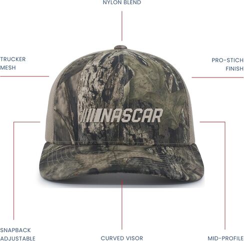 غطاء رأس باسيفيك NASCAR Camo Snapback Trucker Cap in Saudi Arabia