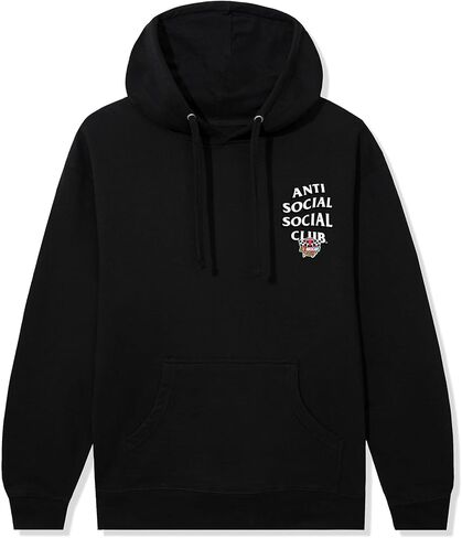 Anti Social Social Club Unisex Adult Assc X Motorsport Hoodie-black in Saudi Arabia