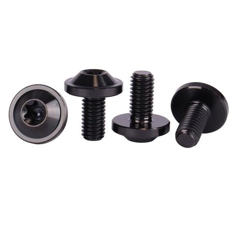 مسامير التيتانيوم M5 10 15 20 مم توركس T25 للدراجات النارية والسيارات حزمة من 4 (M5x15mm) in Kuwait