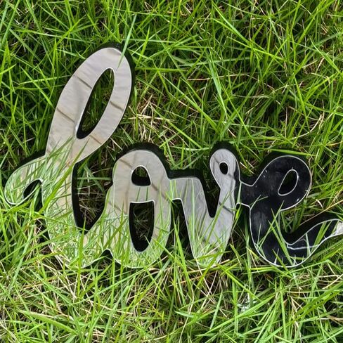 STOBAZA Love Decor Mirrored Letter Sign Acrylic Freestanding Desk Ornament for Home Office Decoration Unique and Creative Tabletop Love Sign Mirror Surface Decor in Saudi Arabia