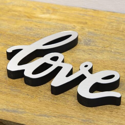 STOBAZA Love Decor Mirrored Letter Sign Acrylic Freestanding Desk Ornament for Home Office Decoration Unique and Creative Tabletop Love Sign Mirror Surface Decor in Saudi Arabia