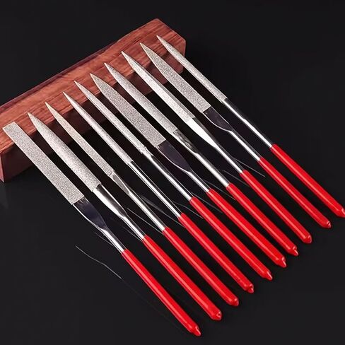 10PCS Steel Needle File Set, Mini Hand Files for Wood, Plastic & Metalworking in Saudi Arabia