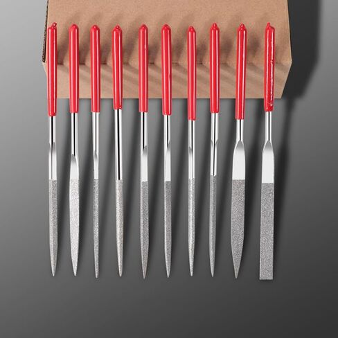 10PCS Steel Needle File Set, Mini Hand Files for Wood, Plastic & Metalworking in Saudi Arabia