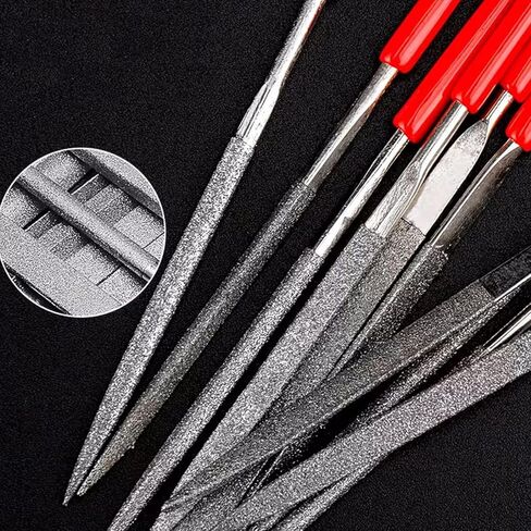 10PCS Steel Needle File Set, Mini Hand Files for Wood, Plastic & Metalworking in Saudi Arabia