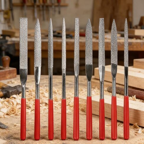 10PCS Steel Needle File Set, Mini Hand Files for Wood, Plastic & Metalworking in Saudi Arabia