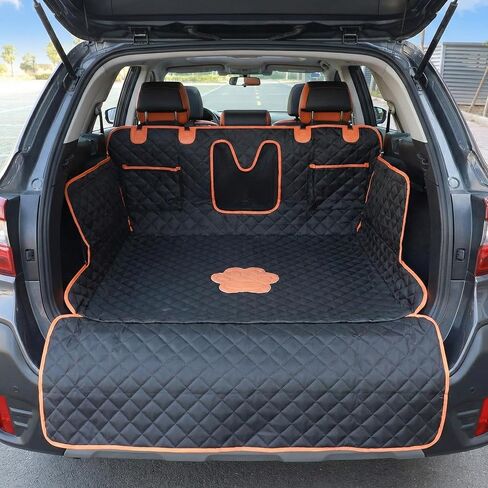 SUV Cargo Liner for Dogs, Trunk Mat for SUV, Durable Cargo Cover, Waterproof, Machine Washable, Non-Slip (PU Leather) in Saudi Arabia