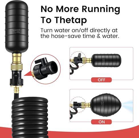 مجموعة أدوات تنظيف الصرف المكونة من 3 قطع، مزيل الانسداد الذي يعمل بالطاقة المائية لأنابيب مستقيمة مقاس 1 بوصة - 6 بوصة، خرطوم بطول 10 أقدام مع صمام إغلاق ومحول صنبور نحاسي، مثالي لمصارف الأرضيات وعمليات التنظيف والخطوط الرئيسية in Kuwait