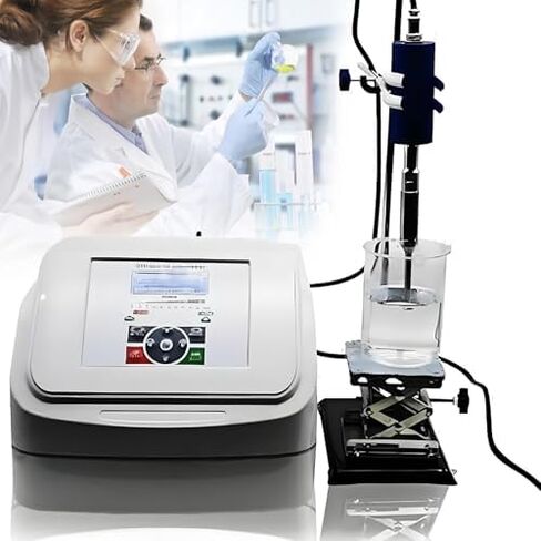800W Ultrasonic Homogenizer - Mini Lab Sonicator for Cell Destruction, Emulsifying Machine, 2 Modes, 1s-99h Timer, 6mm Probe - High Speed Lab Equipment in Saudi Arabia