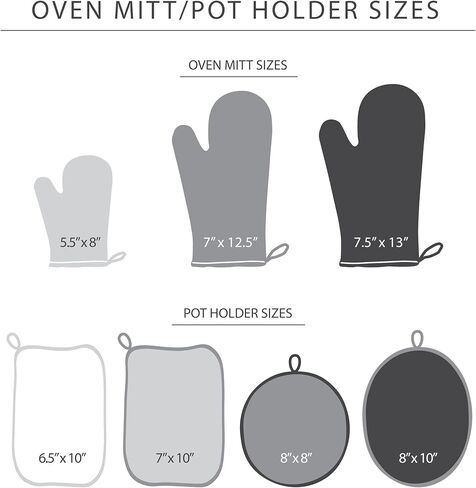 KitchenAid Beacon Two-Tone Non-Slip Pot Holder Set, Pistachio/Graphite Green, 7"x10", 2 Piece in Saudi Arabia