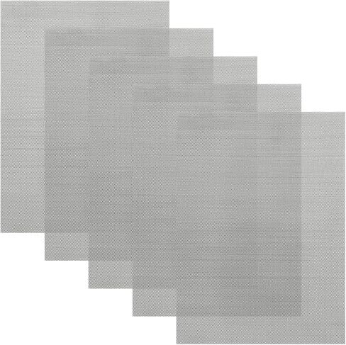 5 PCS Plastic Welding Mesh, 5.9 x 7.9 inch Reinforcing Stainless Steel Woven Wire Mesh, Car Bumper Repair Wire Cloth Welding Kit for Window Screen Fireplace Nets in Saudi Arabia