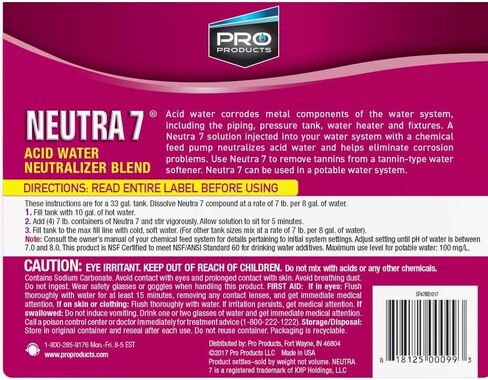 برو برودكتس SP40N نيوترا 7 معادل الماء الحمضي (40 رطل سطل) in Kuwait