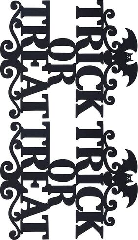 Halloween Hanging Sign Trick Or Treat Hanger, Front Door Decor, with Unique Design, for Home Festival Party in Saudi Arabia