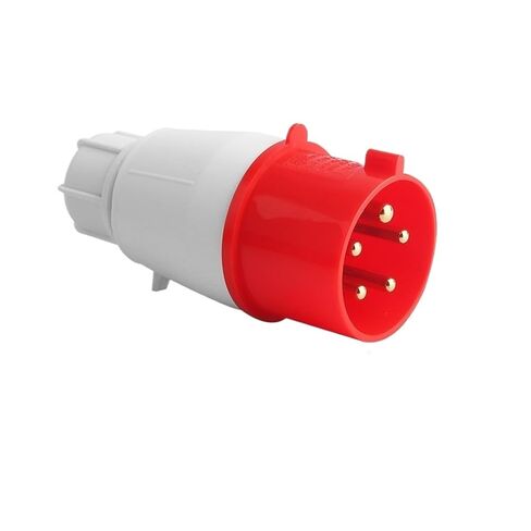 Industrial Plug and Socket Connector Three-Phase Electric 3/4/5 core 16A/32A Waterproof Aviation Male(3 Core 16a Plug 013) in Saudi Arabia