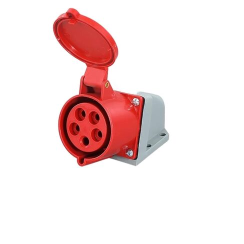 Industrial Plug and Socket Connector Three-Phase Electric 3/4/5 core 16A/32A Waterproof Aviation Male(3 Core 16a Surface Mounted 113) in Saudi Arabia