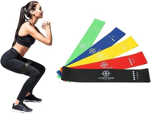 Fitness Band Resistance Bands – 5 Levels for Full-Body Workouts, Stretch, and Strength Training in Saudi Arabia