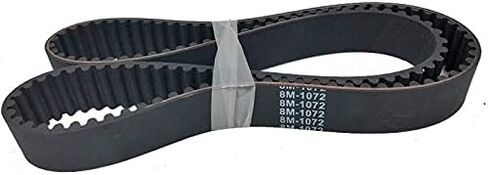 Geeyu 1072-8M-40 أحزمة توقيت ذات حلقة مغلقة، عرض 30/35/40/55/60 مم، محيط 1072 مم، أحزمة أسنان مقوسة، مطاط حزام متزامن HTD8M، قلب من الألياف الزجاجية، 133T (الطول: 1072-8 م، العرض: العرض 40 مم) in Kuwait