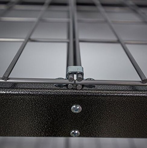 MonsterRax 24"x48"x84"Garage Shelving - Hammertone Bolted Shelving Rack - 500 Pounds Per Shelf High Grade Steel (24"x48"x84", Hammertone) in Saudi Arabia