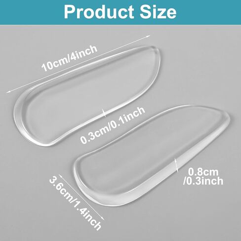 5 Pairs Medial & Lateral Heel Wedge Silicone Insoles, Corrective Adhesive Shoe Inserts for Foot Alignment Knock Knee Pain Bow Legs Osteoarthritis for Men Women in Saudi Arabia