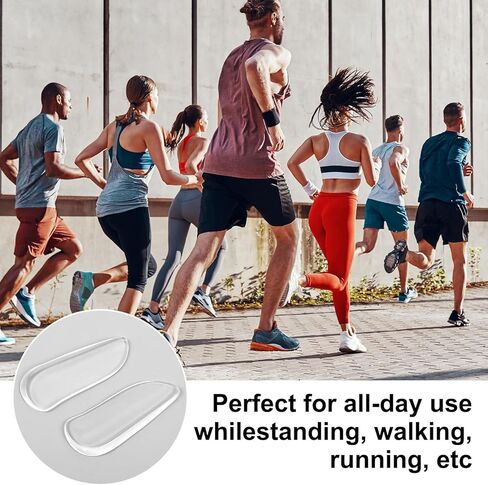 5 Pairs Medial & Lateral Heel Wedge Silicone Insoles, Corrective Adhesive Shoe Inserts for Foot Alignment Knock Knee Pain Bow Legs Osteoarthritis for Men Women in Saudi Arabia