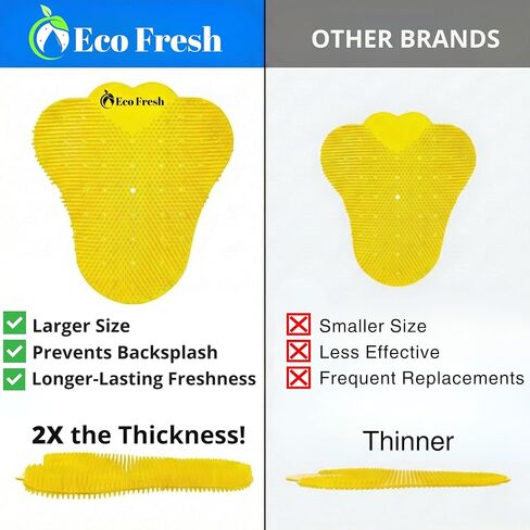 Premuim Large Urinal Screen Deodorizer 10 pack of 3D Wave – Anti-Splash Urinal Cake infused with Essential Oils for Long Lasting 30-Day Odor Control in Bathrooms Toilets Offices Schools, Lemon Lime in Saudi Arabia