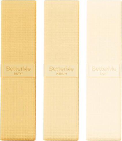 BetterMe Pilates Loop Bands – Resistance Bands Set for Women – Elastic Workout Bands for Glutes, Legs & Core – Home Fitness & Exercise Bands in Saudi Arabia