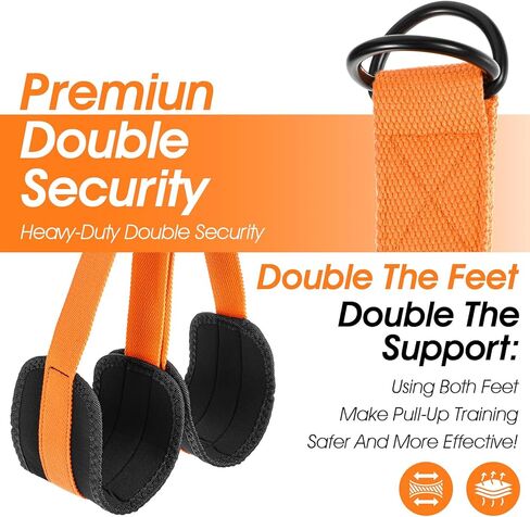 Ptwola Pull Up Assistance Bands 75-225LBS Heavy-Duty Adjustable Resistance Band with Dual Feet Support Pedals Strength Training Workout Equipment for Beginners Chin Up Home Fitness Body Stretching in Saudi Arabia