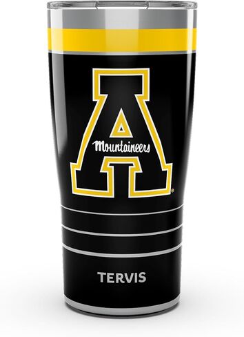 Tervis Traveler Appalachian State Mountaineers - MVP Triple Insulated Tumbler Travel Cup Keeps Drinks Cold & Hot, 20oz, Stainless Steel in Saudi Arabia