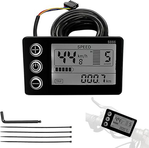 Electric Bicycle LCD Screen, Compatible Fit for Ridstar Q20 H20 H26 Pro LCD Screen in Saudi Arabia