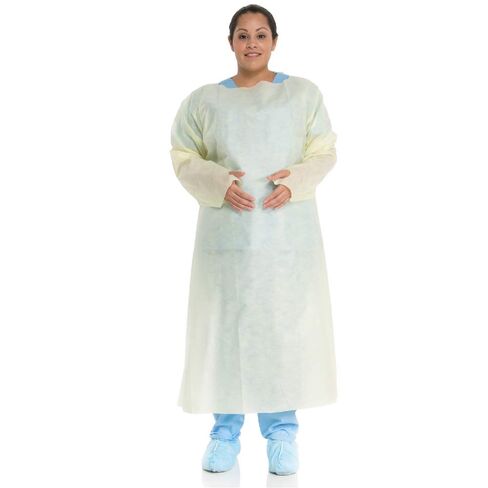 HALYARD* Tri-Layer AAMI Level 2 Over-The-Head Isolation Gown, Thumb Hooks and Elastic Cuffs, (Case of 100) in Saudi Arabia