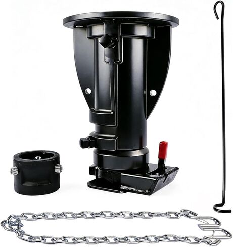 C5G1216 12"-16" Adjustable Cushioned 5th Wheel Gooseneck Adapter, Replacement for Convert-A-Ball, Towing Capacity 20000 Lbs, Without Safty Chain in Saudi Arabia