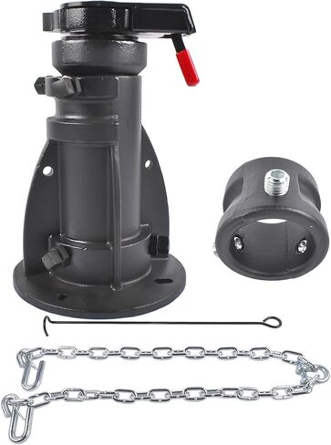 C5G1216 12"-16" Adjustable Cushioned 5th Wheel Gooseneck Adapter, Replacement for Convert-A-Ball, Towing Capacity 20000 Lbs, Without Safty Chain in Saudi Arabia