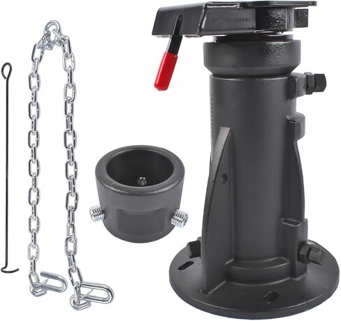 C5G1216 12"-16" Adjustable Cushioned 5th Wheel Gooseneck Adapter, Replacement for Convert-A-Ball, Towing Capacity 20000 Lbs, Without Safty Chain in Saudi Arabia