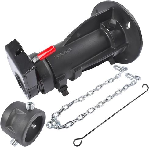 C5G1216 12"-16" Adjustable Cushioned 5th Wheel Gooseneck Adapter, Replacement for Convert-A-Ball, Towing Capacity 20000 Lbs, Without Safty Chain in Saudi Arabia
