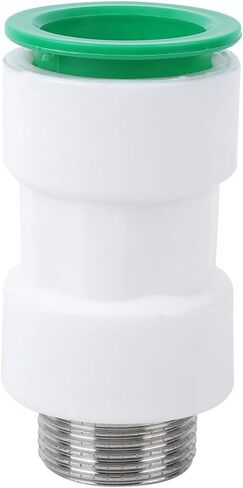 Straight Connector,32mm G1in Adapter,Plastic Secure Leakproof Ergonomic Quick Install Durable Stable for PPR PE PVC Water Pipe Plumbing Pipeline Connection Repair in Saudi Arabia
