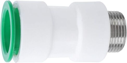 Straight Connector,32mm G1in Adapter,Plastic Secure Leakproof Ergonomic Quick Install Durable Stable for PPR PE PVC Water Pipe Plumbing Pipeline Connection Repair in Saudi Arabia
