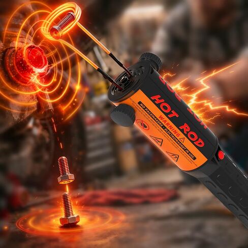 Solary Magnetic Induction Heater Bolt Removal, 1200W 110V Heat Induction Tool for Rusty Screw Removing, Nut Buster Tool with 8 Induction Coil and Box in Saudi Arabia
