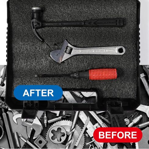 30 قطعة من صفائح رغوة البولي إيثيلين مقاس 30.48 سم × 20.32 سم × 0.5 سم - بطانة إسفنجية من البولي إيثيلين سوداء سميكة بسمك 1/2 بوصة للشحن وحقائب التعبئة والحرف اليدوية والإدخالات المتحركة in Kuwait